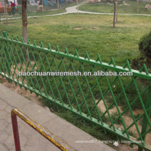 Plastic coated decorative and protection fence